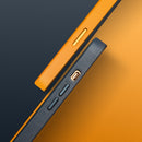 QIALINO Nappa Leather Shockproof Magsafe Case For iPhone 12 / 12 Pro(Blue)