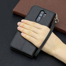 For Xiaomi Redmi Note 8Pro Retro Lambskin Texture Pure Color Horizontal Flip PU Leather Case with Holder & Card Slots & Wallet & Lanyard(Black)