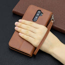 For Xiaomi Redmi Note 8Pro Retro Lambskin Texture Pure Color Horizontal Flip PU Leather Case with Holder & Card Slots & Wallet & Lanyard(Brown)