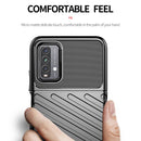 For Xiaomi Redmi 9T Thunderbolt Shockproof TPU Protective Soft Case(Black)