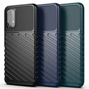 For Xiaomi Redmi 9T Thunderbolt Shockproof TPU Protective Soft Case(Black)