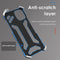 For iPhone 11 Pro Max R-JUST Shockproof Dustproof Armor Metal Protective Case(Black)
