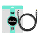 EMK OD6.0mm 3.5mm Digital Sound Toslink to Mini Toslink Digital Optical Audio Cable, Length:1.5m