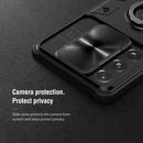 For Samsung Galaxy S21 Ultra 5G NILLKIN Shockproof CamShield Armor Protective Case with Invisible Ring Holder(Black)