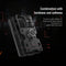 For Samsung Galaxy S21 Ultra 5G NILLKIN Shockproof CamShield Armor Protective Case with Invisible Ring Holder(Black)