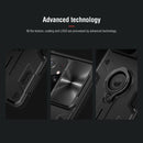 For Samsung Galaxy S21 Ultra 5G NILLKIN Shockproof CamShield Armor Protective Case with Invisible Ring Holder(Black)