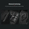 For Samsung Galaxy S21 Ultra 5G NILLKIN Shockproof CamShield Armor Protective Case with Invisible Ring Holder(Black)