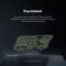 For Samsung Galaxy S21 Ultra 5G NILLKIN Shockproof CamShield Armor Protective Case with Invisible Ring Holder(Green)