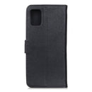 For HTC Desire 21 Pro 5G KHAZNEH Cowhide Texture Horizontal Flip Leather Case with Holder & Card Slots & Wallet(Black)
