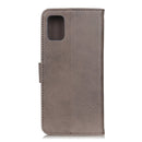 For HTC Desire 21 Pro 5G KHAZNEH Cowhide Texture Horizontal Flip Leather Case with Holder & Card Slots & Wallet(Khaki)