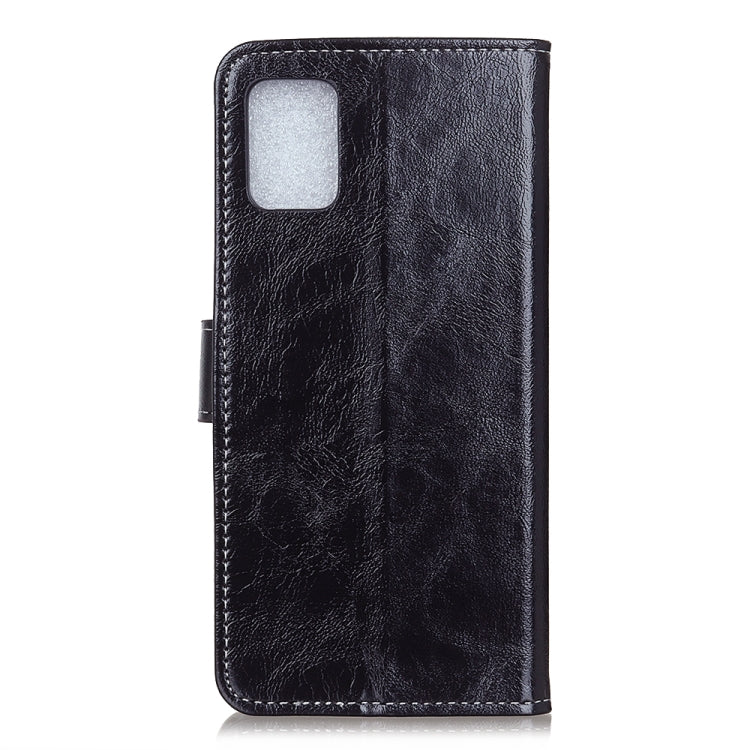 For HTC Desire 21 Pro 5G Retro Crazy Horse Texture Horizontal Flip Leather Case with Holder & Card Slots & Photo Frame & Wallet(Black)