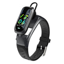 B9 0.96 inch TFT Color Screen AI Voice Smart Bracelet, Support Reject Call / Sleep Monitoring / Heart Rate Monitoring(Black)