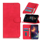 For Samsung Galaxy A32 4G KHAZNEH Retro Texture PU + TPU Horizontal Flip Leather Case with Holder & Card Slots & Wallet(Red)