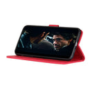 For Samsung Galaxy A32 4G KHAZNEH Retro Texture PU + TPU Horizontal Flip Leather Case with Holder & Card Slots & Wallet(Red)