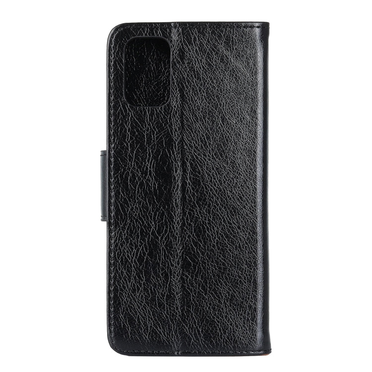 For HTC Desire 21 Pro 5G Nappa Texture Horizontal Flip Leather Case with Holder & Card Slots & Wallet(Black)