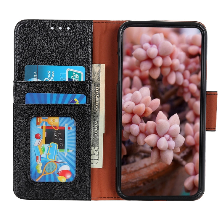 For HTC Desire 21 Pro 5G Nappa Texture Horizontal Flip Leather Case with Holder & Card Slots & Wallet(Black)
