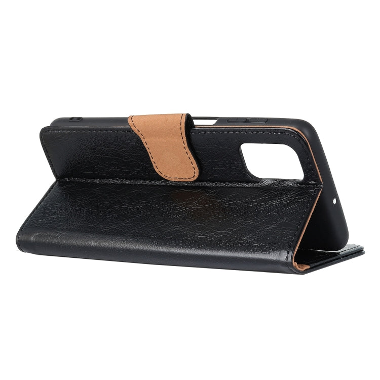For HTC Desire 21 Pro 5G Nappa Texture Horizontal Flip Leather Case with Holder & Card Slots & Wallet(Black)