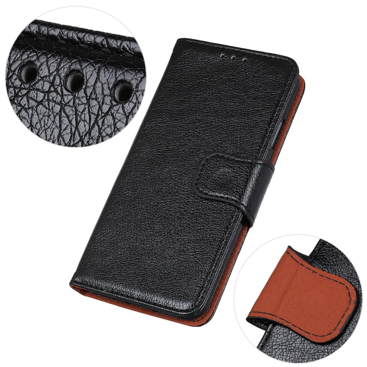 For HTC Desire 21 Pro 5G Nappa Texture Horizontal Flip Leather Case with Holder & Card Slots & Wallet(Black)