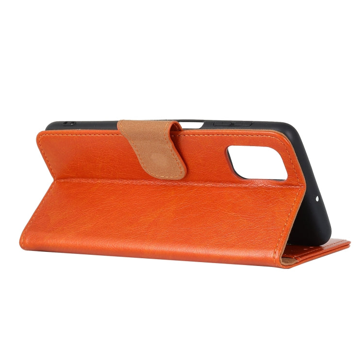 For HTC Desire 21 Pro 5G Nappa Texture Horizontal Flip Leather Case with Holder & Card Slots & Wallet(Orange)