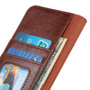 For HTC Desire 21 Pro 5G Nappa Texture Horizontal Flip Leather Case with Holder & Card Slots & Wallet(Brown)