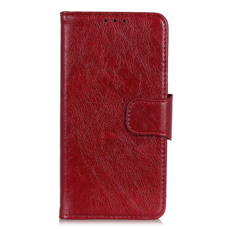 For HTC Desire 21 Pro 5G Nappa Texture Horizontal Flip Leather Case with Holder & Card Slots & Wallet(Red)
