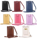 Braided Packing Simple High-end Mobile Phone Bag with Lanyard, Suitable for 6.7 inch Smartphones(Baolan)