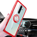 For Xiaomi Redmi Note 8 Pro Shockproof TPU + Acrylic Protective Case with Metal Ring Holder(Black)