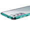 For Samsung Galaxy S21 5G Four-corner Shockproof Anti-peeping Magnetic Metal Frame Double-sided Tempered Glass Case(Blue)