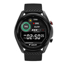 DT91 1.28 inch LTPS LCD Screen IP67 Smart Watch, Support Sleep Monitor / Bluetooth Photograph / Heart Rate Monitor / Blood Pressure Monitoring(Black Carbon Silicone Strap)