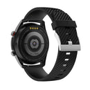 DT91 1.28 inch LTPS LCD Screen IP67 Smart Watch, Support Sleep Monitor / Bluetooth Photograph / Heart Rate Monitor / Blood Pressure Monitoring(Black Carbon Silicone Strap)