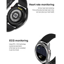 DT91 1.28 inch LTPS LCD Screen IP67 Smart Watch, Support Sleep Monitor / Bluetooth Photograph / Heart Rate Monitor / Blood Pressure Monitoring(Silver Carbon Silicone Strap)