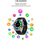DT91 1.28 inch LTPS LCD Screen IP67 Smart Watch, Support Sleep Monitor / Bluetooth Photograph / Heart Rate Monitor / Blood Pressure Monitoring(Silver Carbon Silicone Strap)