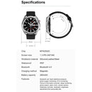 DT91 1.28 inch LTPS LCD Screen IP67 Smart Watch, Support Sleep Monitor / Bluetooth Photograph / Heart Rate Monitor / Blood Pressure Monitoring(Silver Carbon Silicone Strap)