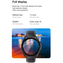 DT91 1.28 inch LTPS LCD Screen IP67 Smart Watch, Support Sleep Monitor / Bluetooth Photograph / Heart Rate Monitor / Blood Pressure Monitoring(Black Leather Strap)