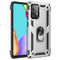 For Samsung Galaxy A52 5G / 4G Shockproof TPU + PC Protective Case with 360 Degree Rotating Holder(Silver)