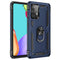 For Samsung Galaxy A52 5G / 4G Shockproof TPU + PC Protective Case with 360 Degree Rotating Holder(Blue)