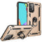 For Samsung Galaxy A52 5G / 4G Shockproof TPU + PC Protective Case with 360 Degree Rotating Holder(Gold)