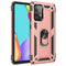 For Samsung Galaxy A52 5G / 4G Shockproof TPU + PC Protective Case with 360 Degree Rotating Holder(Rose Gold)