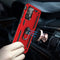 For Samsung Galaxy A52 5G / 4G Shockproof TPU + PC Protective Case with 360 Degree Rotating Holder(Red)