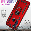 For Motorola Moto One Fusion Shockproof TPU + PC Protective Case with 360 Degree Rotating Holder(Silver)