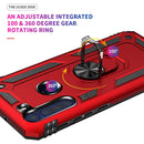 For Motorola Moto One Fusion Shockproof TPU + PC Protective Case with 360 Degree Rotating Holder(Blue)