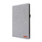 For Lenovo Tab P11 Horizontal Flip TPU + Fabric PU Leather Protective Case with Name Card Clip(Grey)