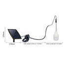 SNF-0092 3W Solar Lantern Lighting Bulb Outdoor IP44 Waterproof LED One for Two Lighting System Split Garden Lamp, Length:5m