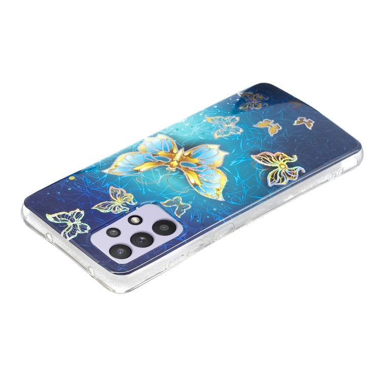 For Samsung Galaxy A32 5G Plating TPU Protective Case(Butterfly)
