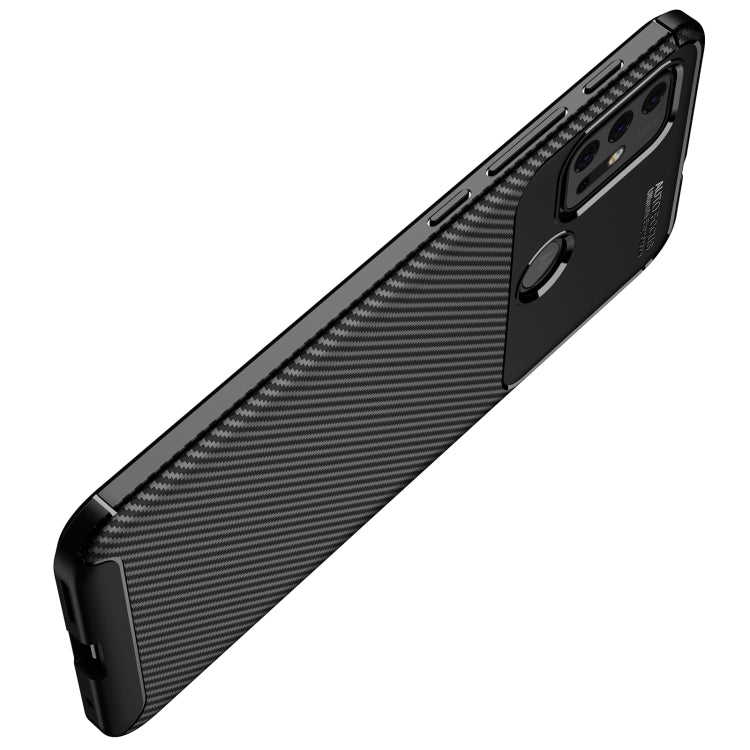 For Motorola Moto G30 / G10 / G10 Power / G20 Carbon Fiber Texture Shockproof TPU Case(Black)