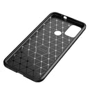 For Motorola Moto G30 / G10 / G10 Power / G20 Carbon Fiber Texture Shockproof TPU Case(Black)