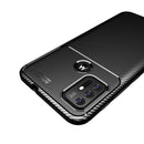 For Motorola Moto G30 / G10 / G10 Power / G20 Carbon Fiber Texture Shockproof TPU Case(Black)