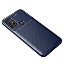 For Motorola Moto G30 / G10 / G10 Power / G20 Carbon Fiber Texture Shockproof TPU Case(Blue)
