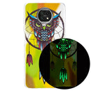 For Xiaomi Redmi Note 9T Luminous TPU Mobile Phone Protective Case(Owl)
