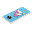 For Xiaomi Redmi Note 9T Luminous TPU Mobile Phone Protective Case(Star Unicorn)